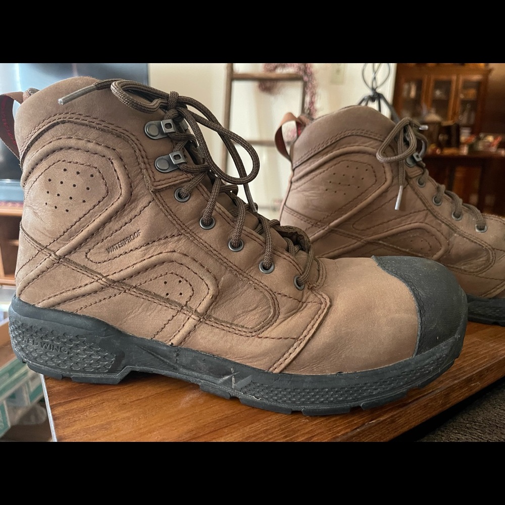 Red Wing waterproof boots composite toe
